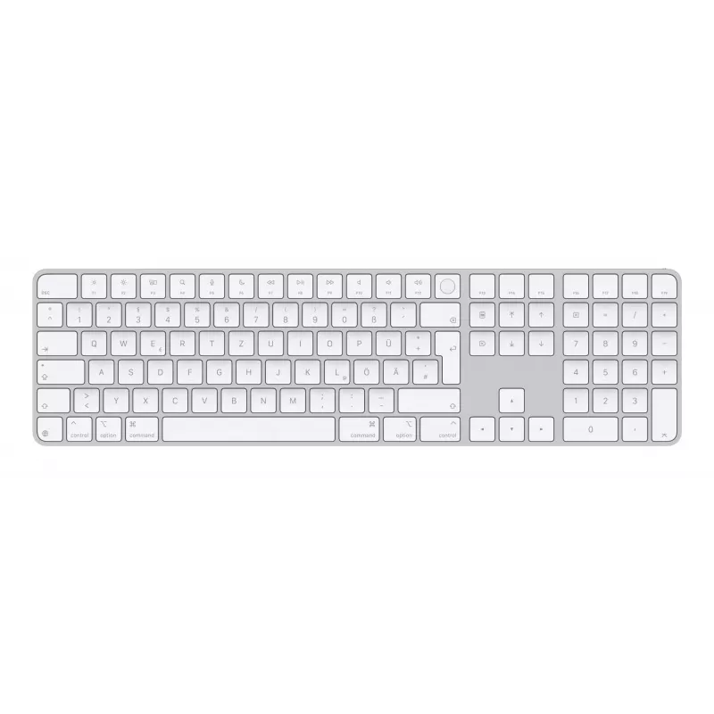 Teclado Apple Magic MXK73D/A Universal USB + Bluetooth QWERTZ alemão branco