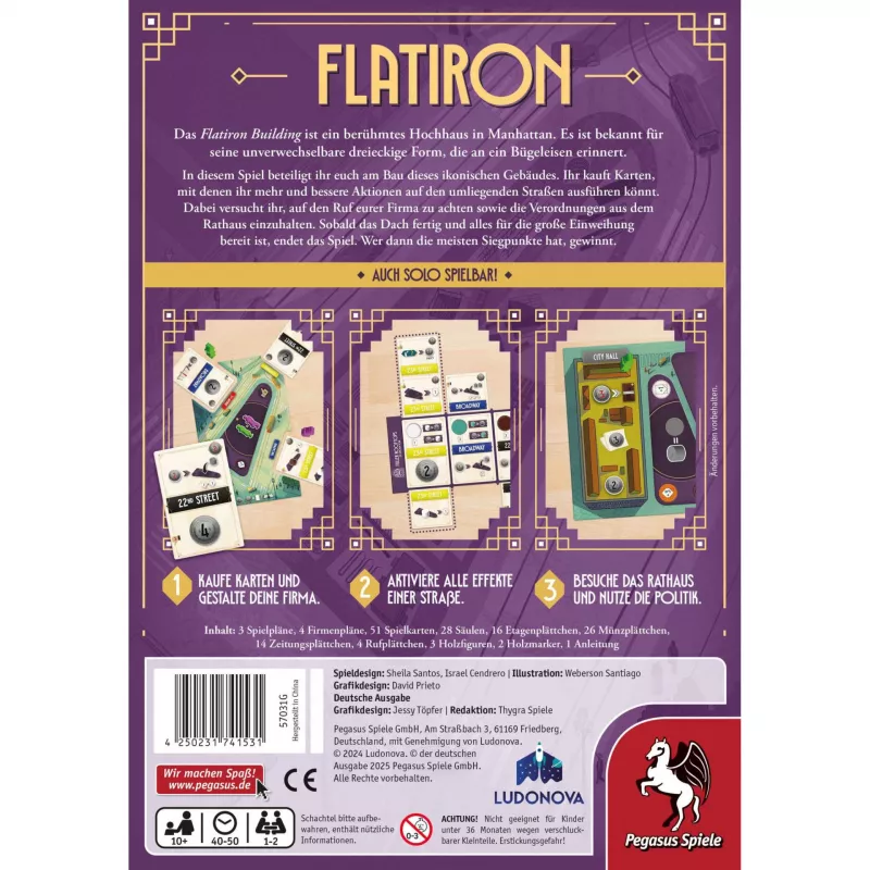 Flatiron, jogo de tabuleiro