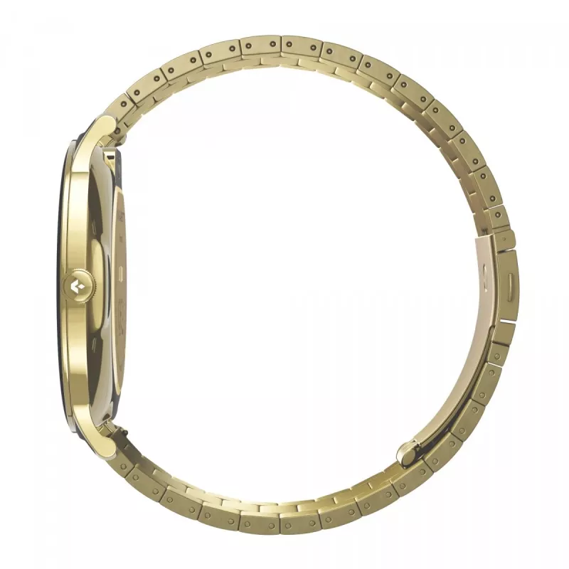 Smartwatch Garett Verona 2 dourado Steel com Bluetooth e medidor de frequência cardíaca