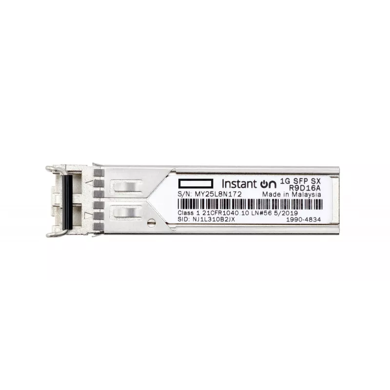 HPE Networking Instant On 1G SFP LC SX Transceptor para ligações até 500 metros (R9D16A)
