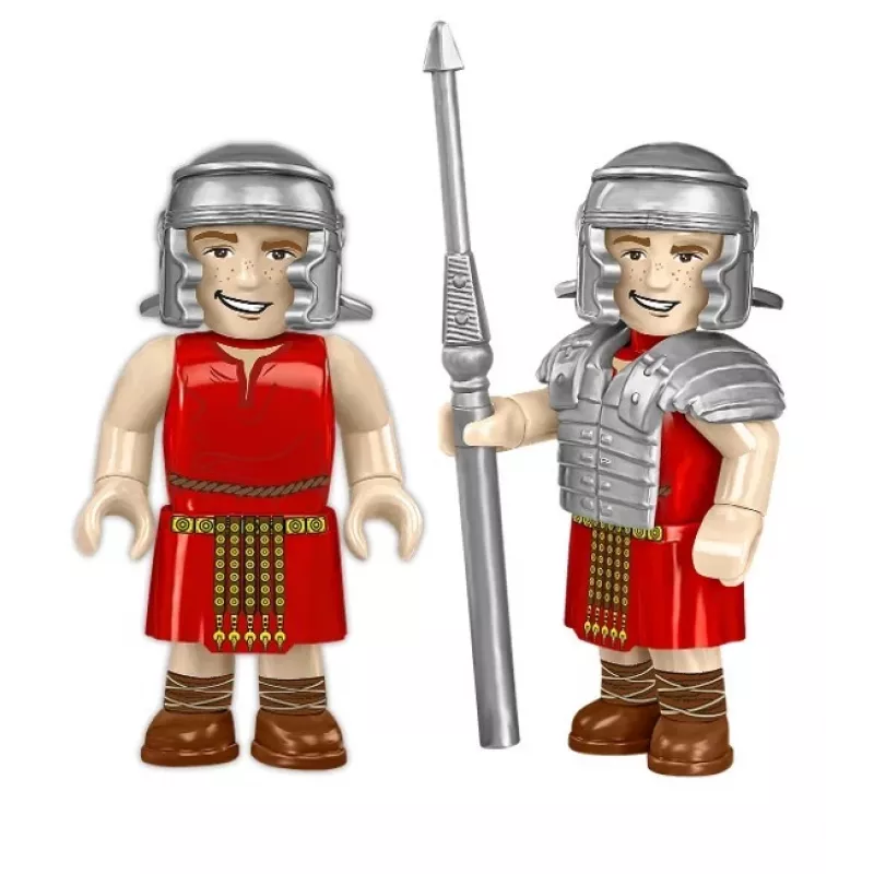 Conjunto de construção Cobi Imperium Romanum — Portão de acampamento romano, 591 peças
