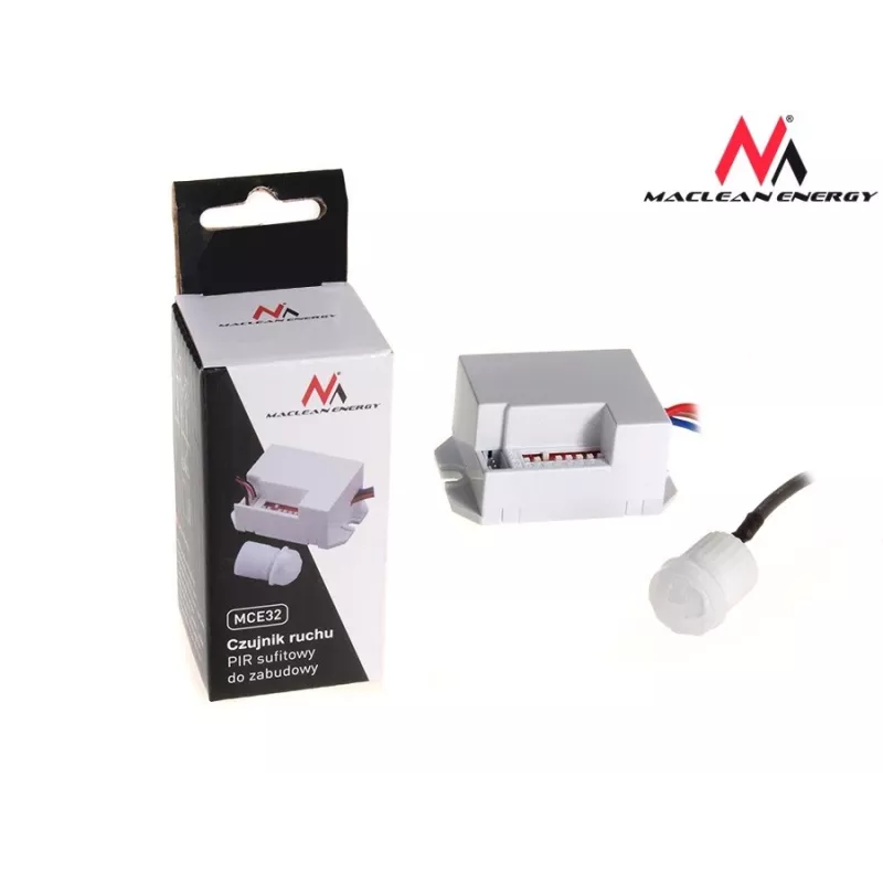 Detetor de movimento sensor infravermelho passivo Maclean MCE32