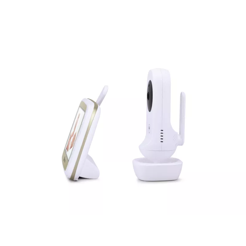 Intercomunicador de vídeo para bebé Motorola 5,0 polegadas Wi-Fi com fixação à cama Stargrip | VM45 Connect | branco