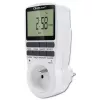 Temporizador eletrónico QOLTEC PC0628 com visor LCD, contagem decrescente de 24 horas