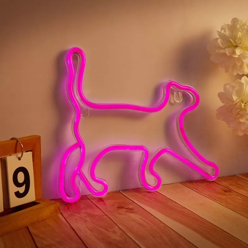 Luz LED néon decorativa MANTA SNL70PK Style Neon Lights CAT 2 rosa (modelo SNL70PK)