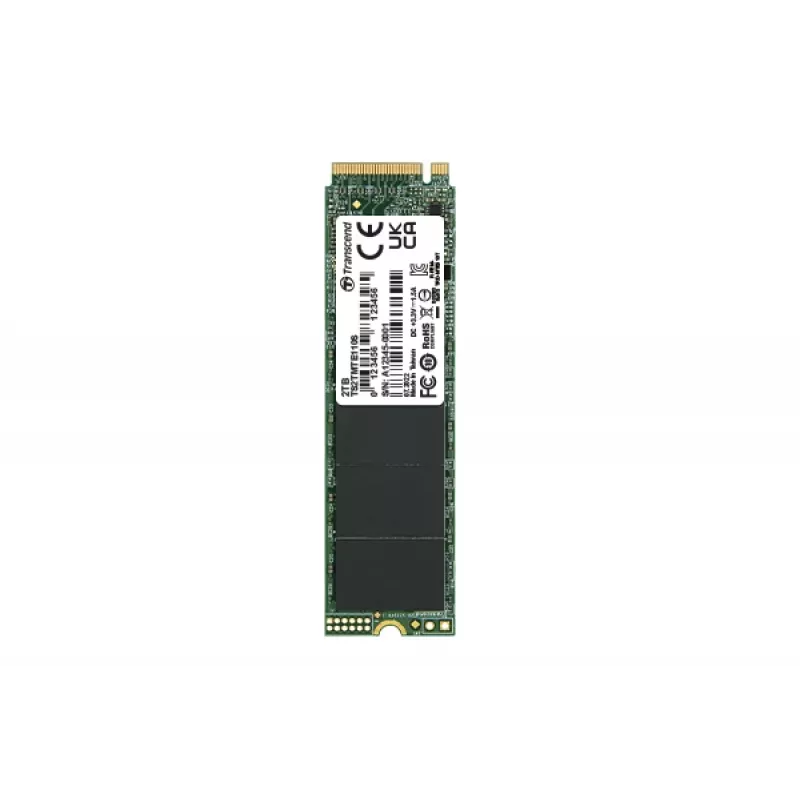 Disco SSD Transcend 2TB M.2 PCIe Gen3 x4 NVMe TS2TMTE110S