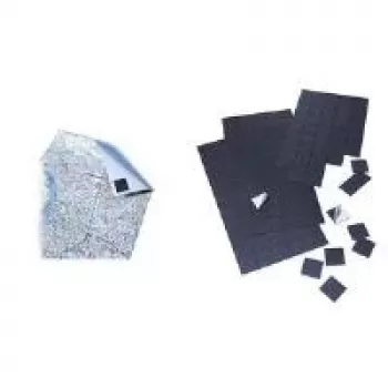 Franken MPL22SB Mosaicos magnéticos 20 x 20 mm, preto, autoadesivos, 1 mm