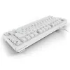 Teclado Sharkoon SGK25 75% QWERTZ USB com fios RGB LED branco
