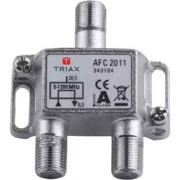 Triax AFC 2011 - repartidor RF - ficha F (B) para ficha F (B) - 110 dB (343104)