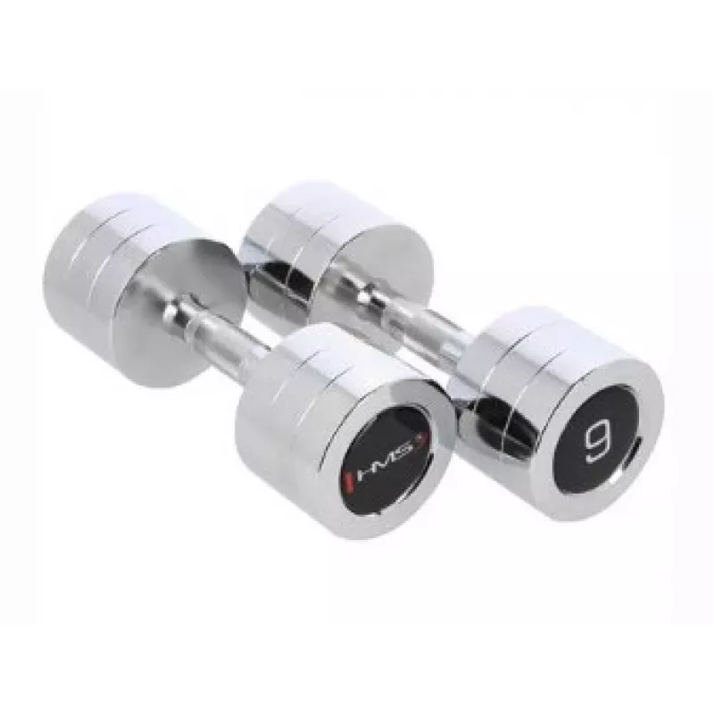 HMS Fitness CHD09 Haltere de peso fixo 9 kg 2 unid.