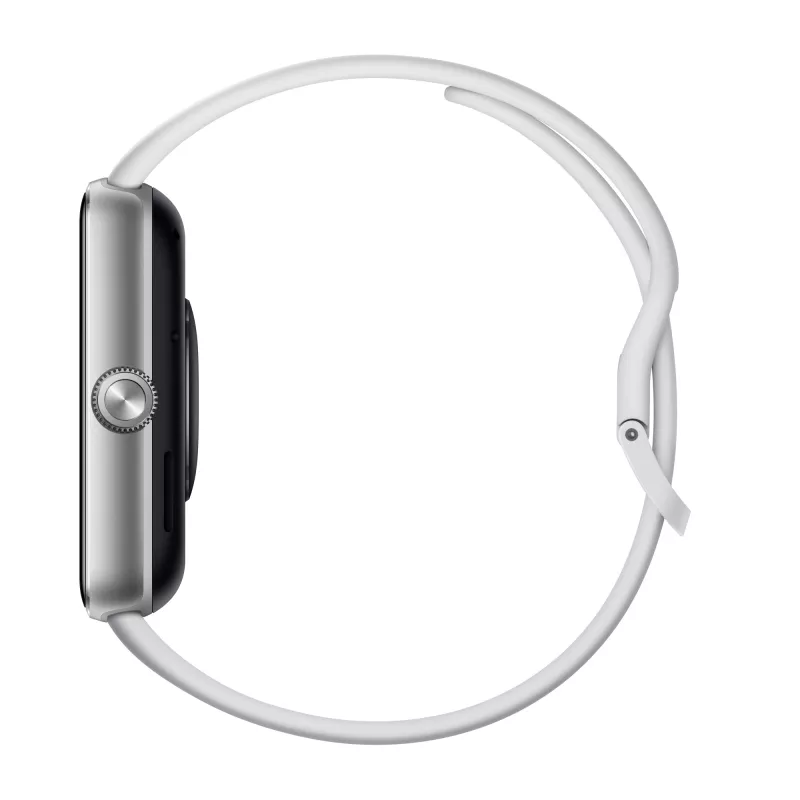 Smartwatch Xiaomi Watch 5 prateado, 2,07 polegadas (5,26 cm) AMOLED, caixa de 47,5 mm, bracelete TPU, 5 ATM, 24 dias de autonomia