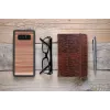 Capa para smartphone man and wood para Galaxy Note 8 — cappuccino preto capa de proteção