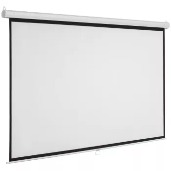 Tela de projeção manual Sponge ES-1, 180 x 180 cm (montagem na parede/teto, retrátil)