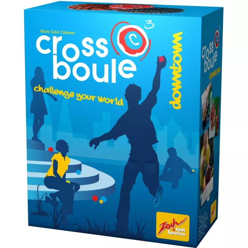 Crossboule Set Downtown, Jogo de Destreza Azul/Vermelho