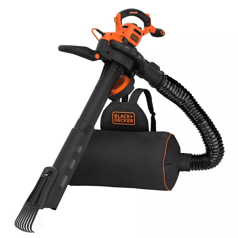 Black & Decker BEBLV301-QS soprador/aspirador de folhas 3 em 1, 3000 W