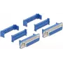 Conector de fios D-Sub 25 DeLOCK 66597 azul