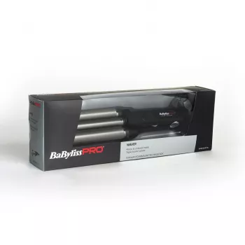 Modelador de caracóis BaByliss PRO TRIPPLE WAVER — 125 W, preto, cabo de 2,7 m