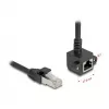 Cabo de rede DeLOCK 81097 RJ-45 Cat6 1 m preto