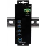 Hub USB Exsys EX-1505HMVS 4 portas USB 3.2 Gen 1 com proteção ESD de 15 kV