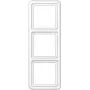 Tampa de interruptor para montagem na parede JUNG CD 583 WW branco, duroplasto, sem parafusos, 81×223 mm