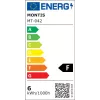 Candeeiro de secretária LED multifunções Montis MT042 5,7 W branco