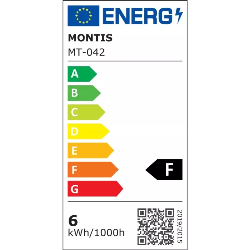 Candeeiro de secretária LED multifunções Montis MT042 5,7 W branco