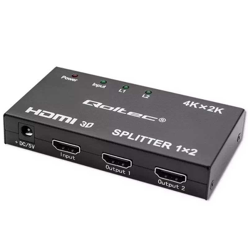 Splitter HDMI ativo 2 x HDMI 4Kx2K, 3,4 Gbit/s