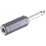 Conector de cabo ShiverPeaks BS57003 6,3 mm preto aço inoxidável ficha/conector fêmea
