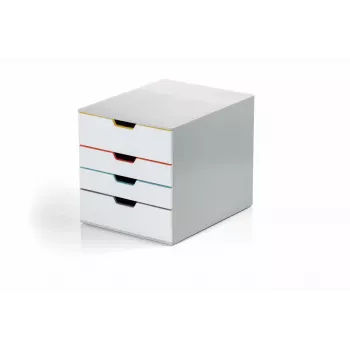 Durable VARICOLOR MIX 4 unidade de gavetas em plástico cinzento 4 gavetas