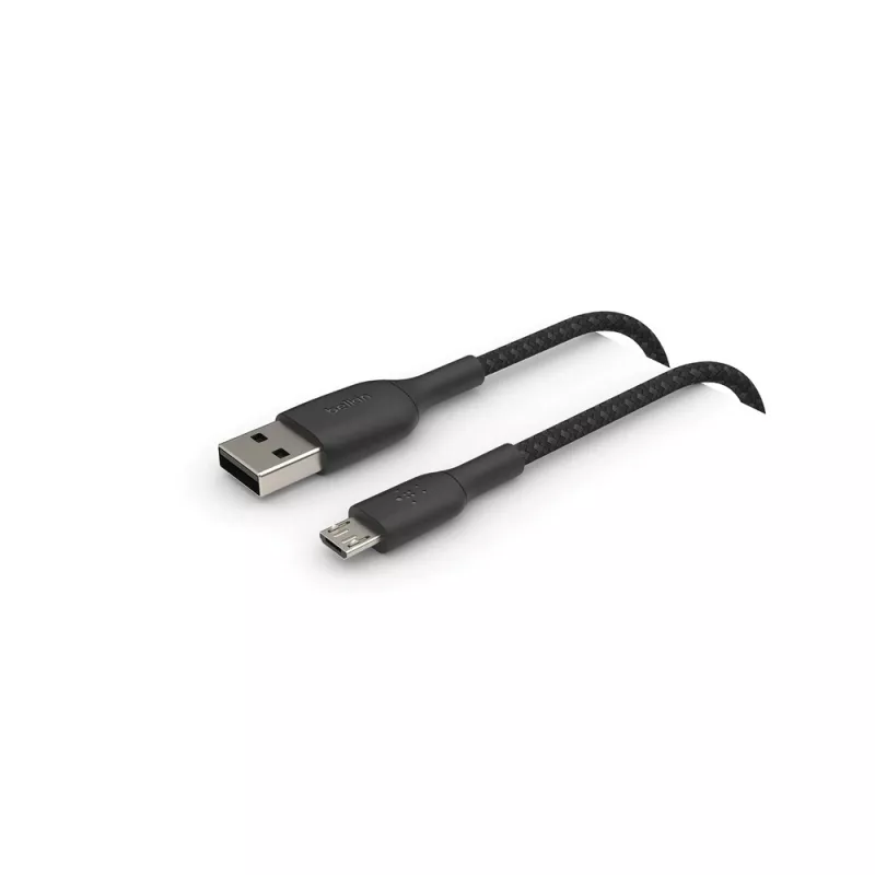 Cabo USB Belkin CAB007bt1MBK 1m USB A Micro-USB A Preto