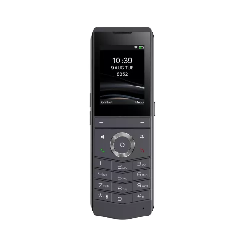 Telefone IP móvel Fanvil W611W V2 Preto 4 linhas LCD Wi-Fi