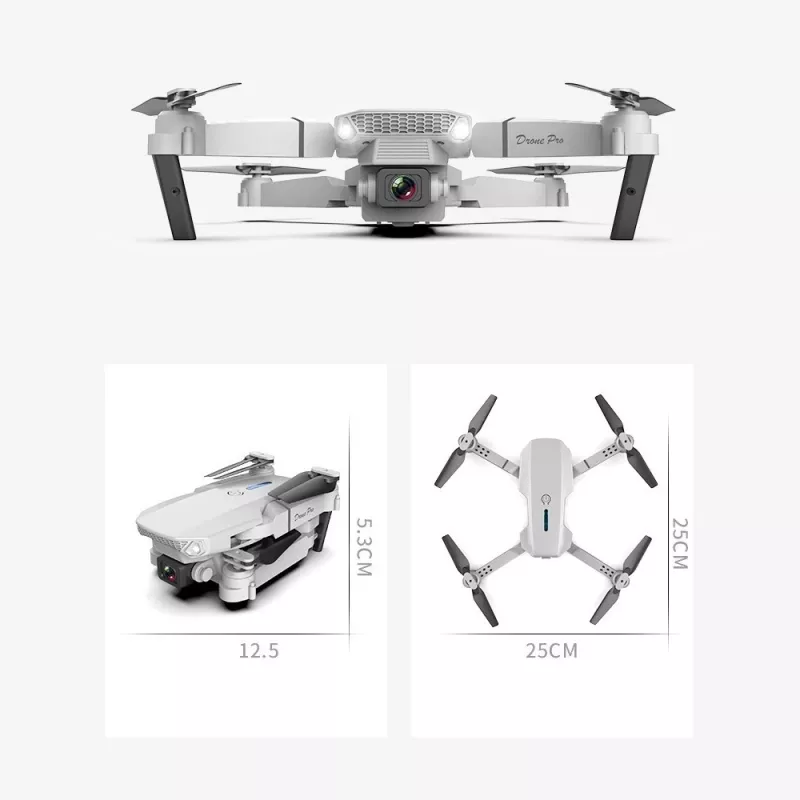 Extralink E88 Pro drone com três baterias 1800mAh e bolsa de transporte