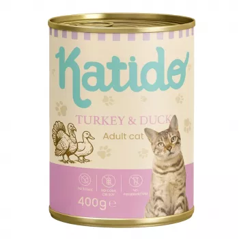 KATIDO Peru com Pato - Alimento Húmido para Gatos - 400 g