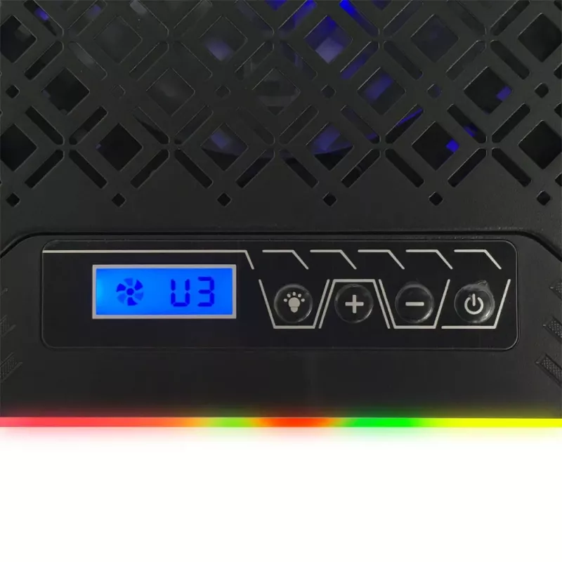 Base de arrefecimento para portátil Esperanza GALERNE 48,3 cm (19 polegadas) 2100 rpm preta