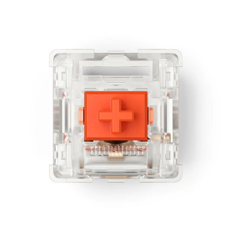 Interruptores mecânicos para teclado Aptel Glorious Fox Forge (pré-lubrificados), pack de 36