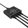 Mini switch Ethernet QOLTEC 52293 1x4 RJ45, splitter de rede não gerido 1 entrada 4 saídas