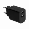 Carregador de interior Gembird TA-UC-2A12-01-BK 2A 12W USB