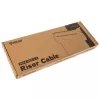 Cabo Riser Kolink PCI Express 5.0 x16 para x16, 180 graus, preto – 30 cm