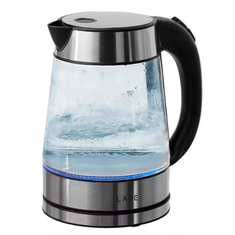 Chaleira de vidro LAFE LAFCZA47618 – capacidade 1,5 L, 100% reciclável