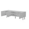 Móvel de TV Cama LUCCA 3D 165×40×59 cm, branco, tampo em aglomerado