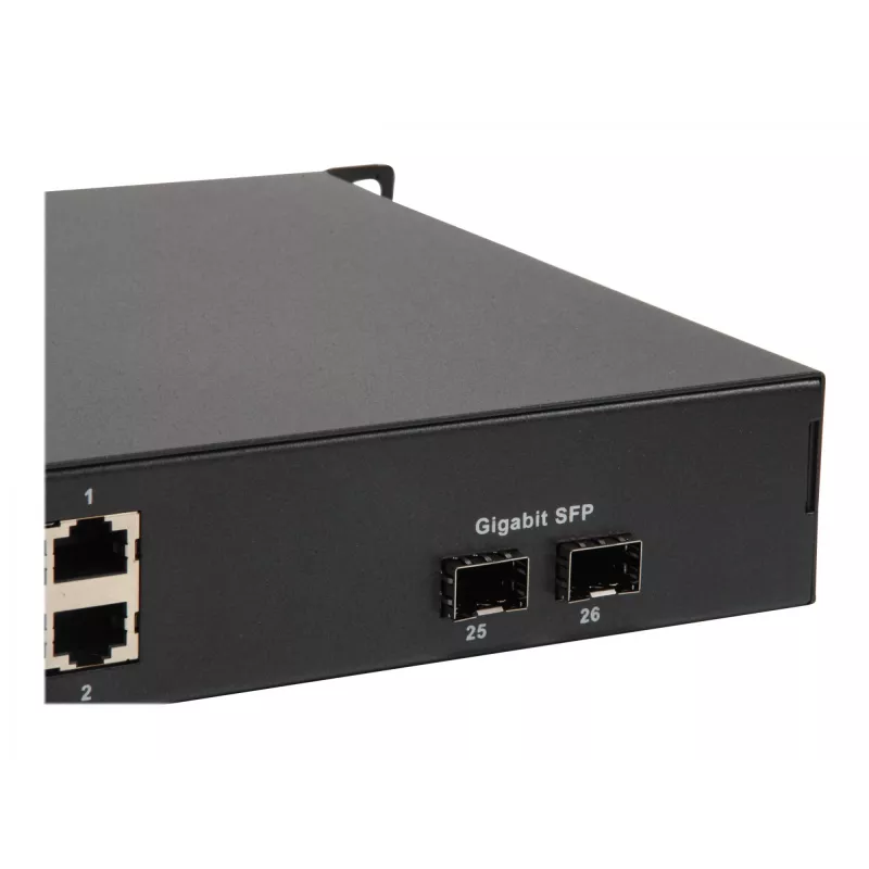 Switch não gerido LevelOne FGP-2602W380 26 portas Fast Ethernet PoE