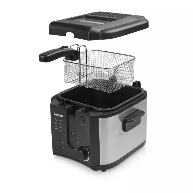 Fritadeira Tristar | FR-6878 | Potência 1600 W | Capacidade 2,5 L | preto