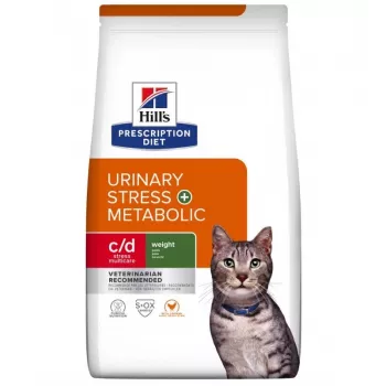 HILL'S PD Feline Urinary Stress + Metabolic c/d - alimento seco para gatos - 1,5 kg