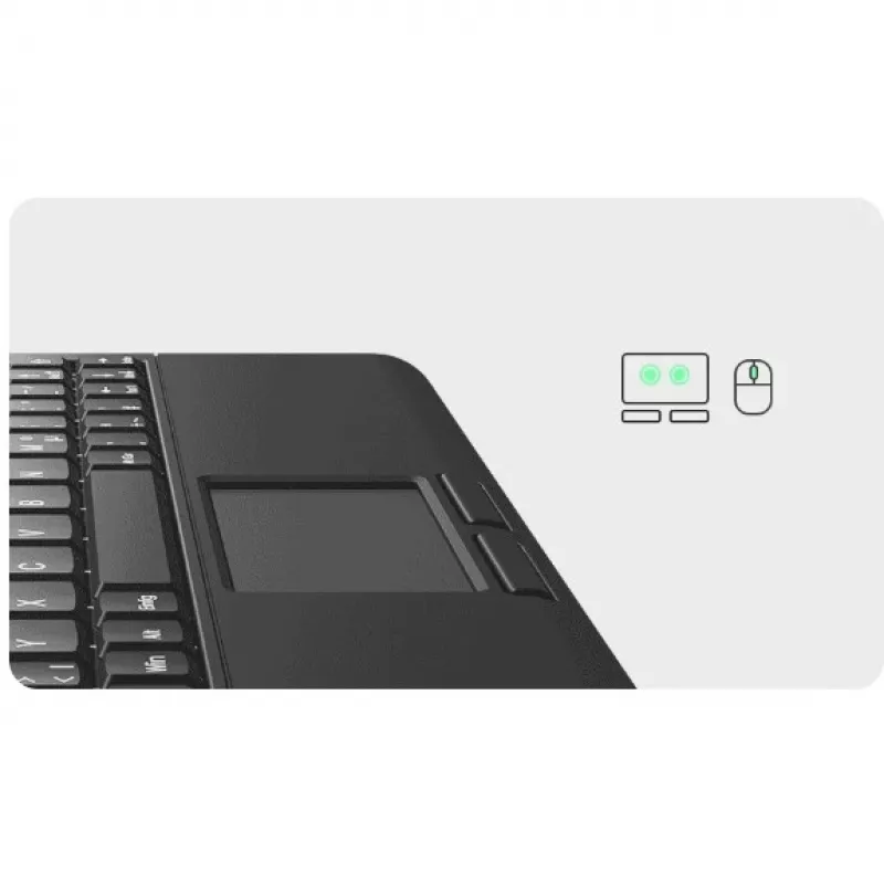 Teclado doméstico KeySonic KSK-3210ELU (DE) USB QWERTZ alemão preto
