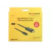 Adaptador de cabo de vídeo DeLOCK 85291 USB Type-C HDMI 2 m preto
