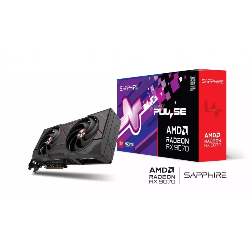 Placa gráfica SAPPHIRE PULSE Radeon RX 9070 16GB GDDR6