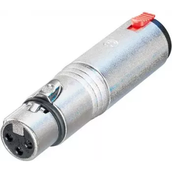 Neutrik - adaptador de áudio - XLR3 fêmea para ficha estéreo fêmea (NA3FJ)