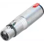 Neutrik - adaptador de áudio - XLR3 fêmea para ficha estéreo fêmea (NA3FJ)