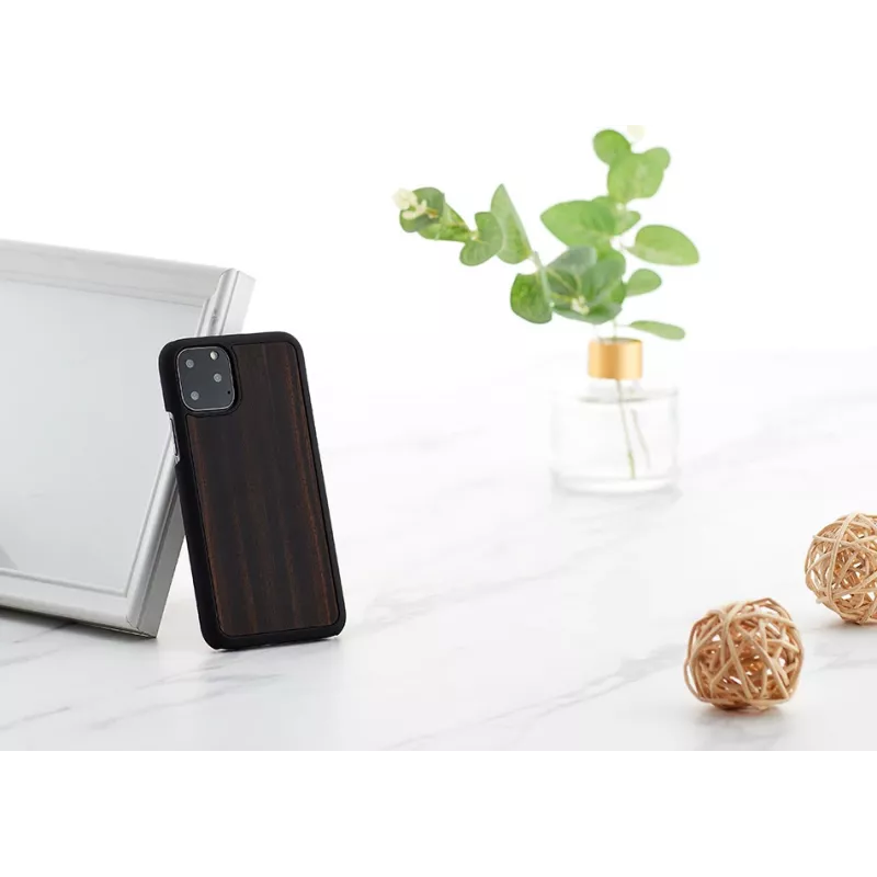 Capa para telemóvel man and wood para iPhone 11 Pro – ébano preto, cobertura traseira protetora rígida