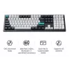 Teclado mecânico Keychron Q6 Max QMK VIA com switches Gateron Jupiter, layout full-size